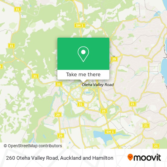 260 Oteha Valley Road map