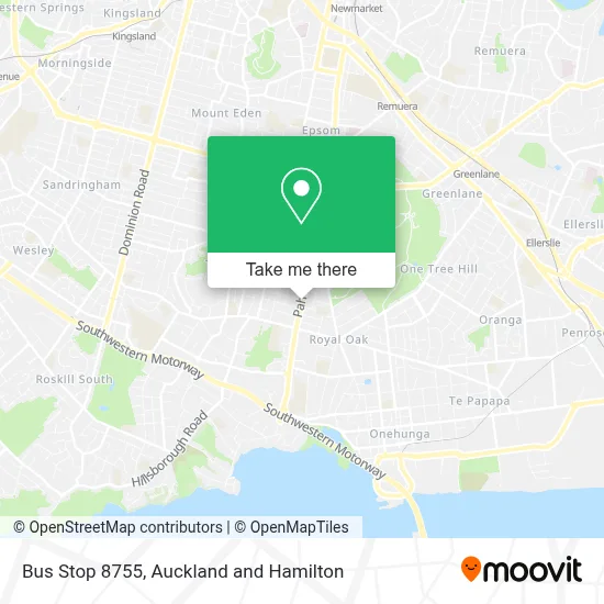 Bus Stop 8755 map