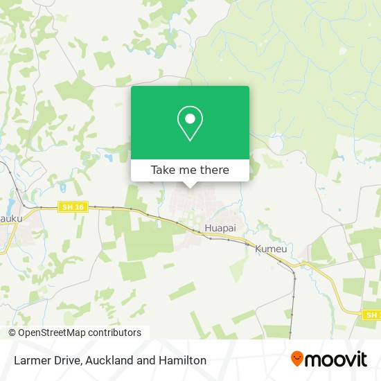 Larmer Drive map