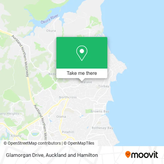 Glamorgan Drive map
