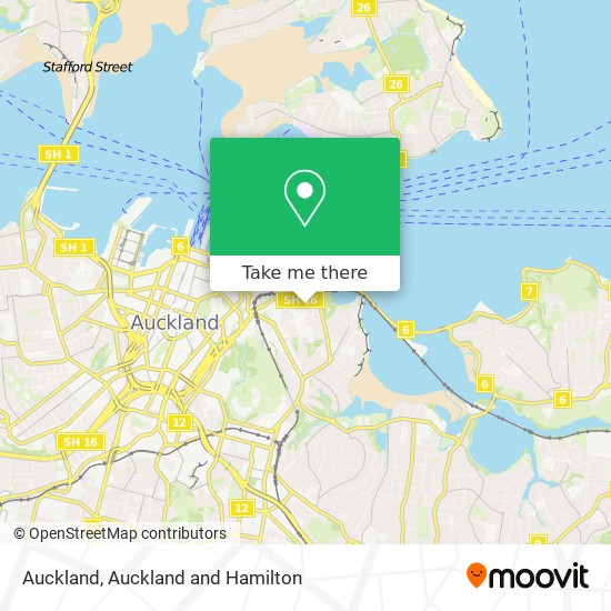Auckland地图