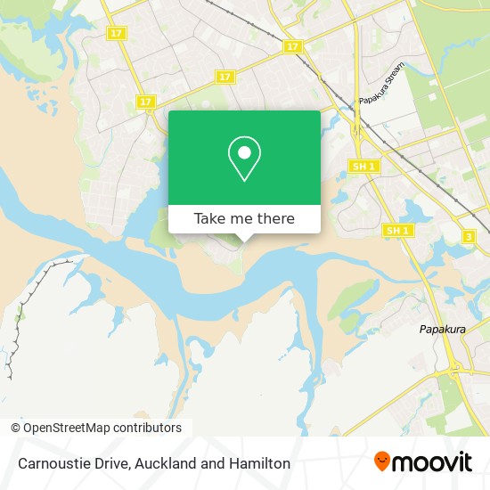 Carnoustie Drive map