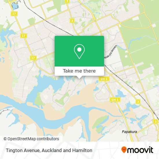 Tington Avenue map