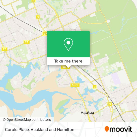 Corolu Place map