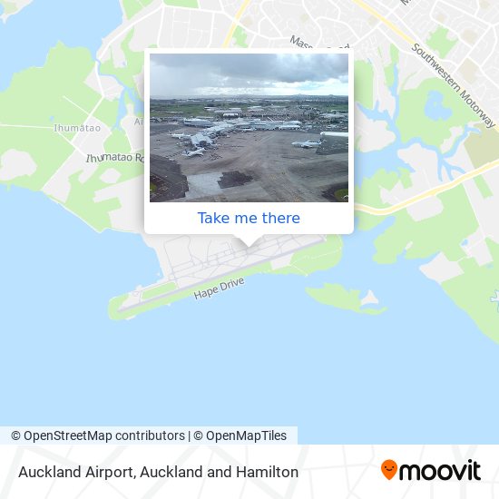 Auckland Airport地图