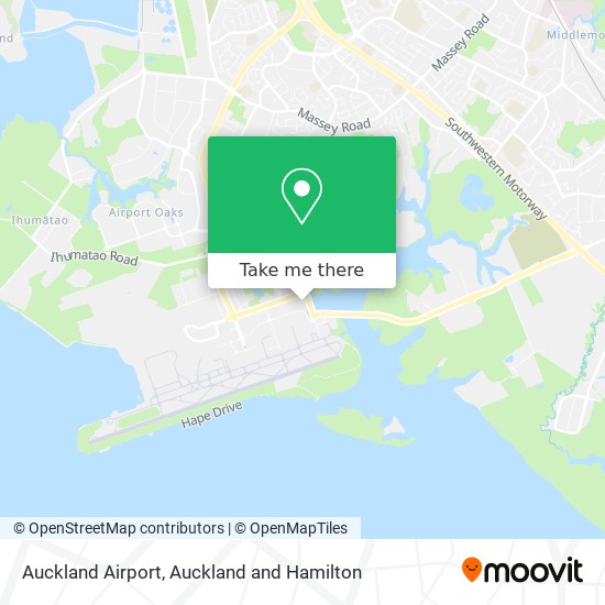 Auckland Airport地图