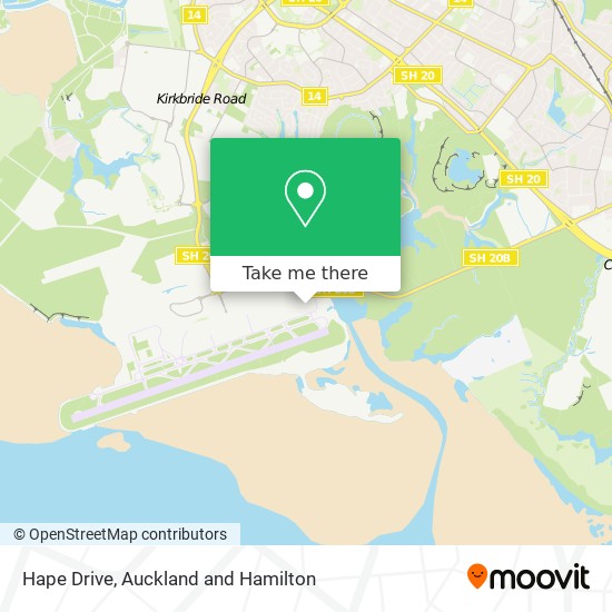 Hape Drive map