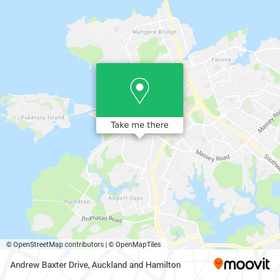 Andrew Baxter Drive map