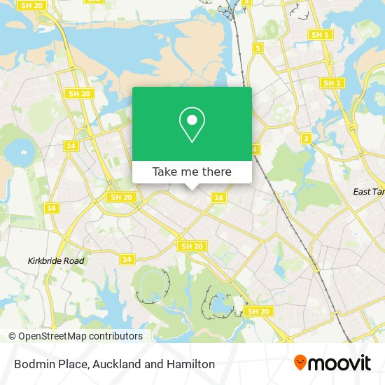 Bodmin Place地图