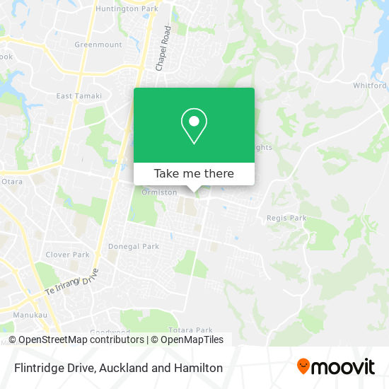 Flintridge Drive map