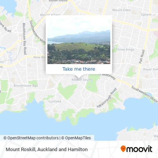 Mount Roskill map
