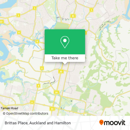 Brittas Place map
