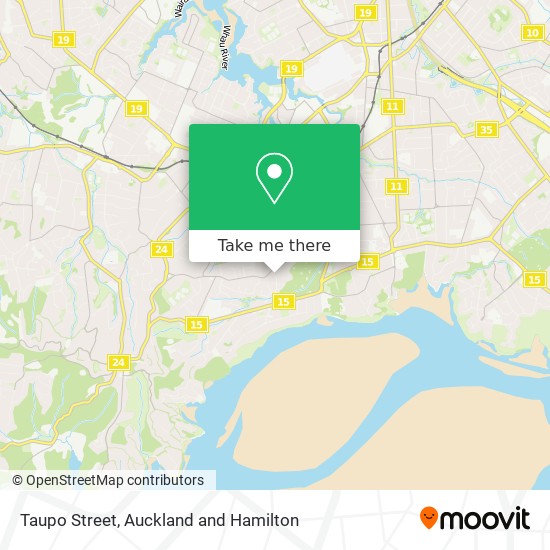 Taupo Street map