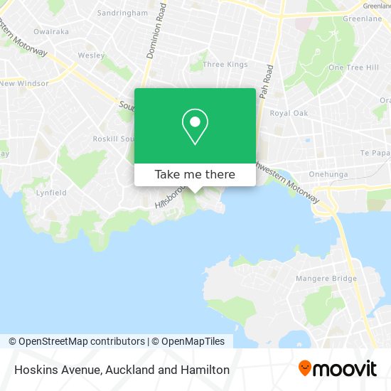 Hoskins Avenue map