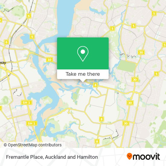 Fremantle Place map