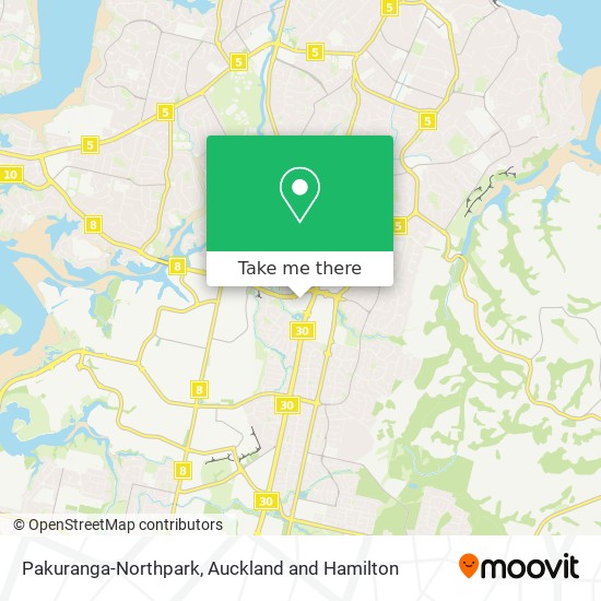 Pakuranga-Northpark map