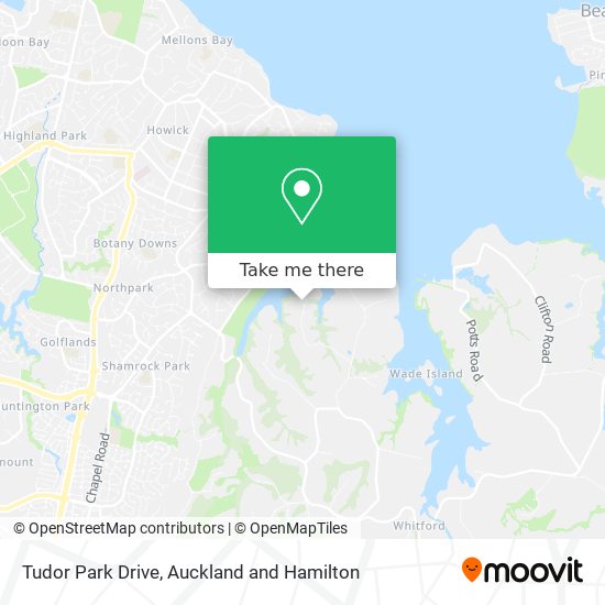 Tudor Park Drive map