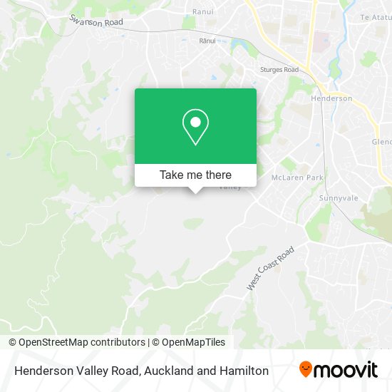 Henderson Valley Road地图
