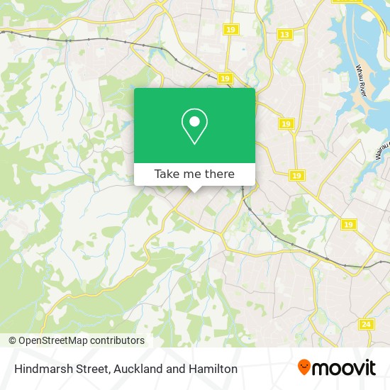 Hindmarsh Street map