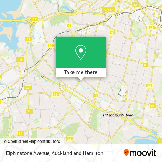 Elphinstone Avenue map