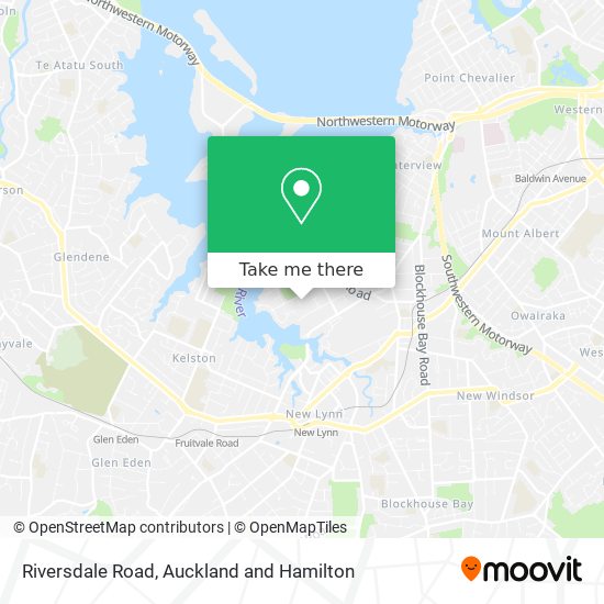 Riversdale Road map
