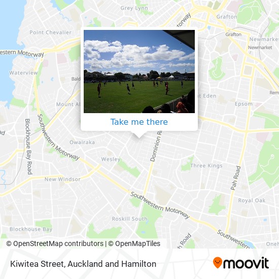 Kiwitea Street map