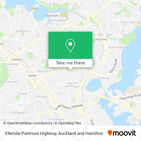 Ellerslie-Panmure Highway地图