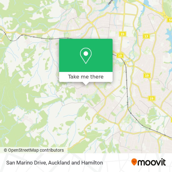 San Marino Drive map