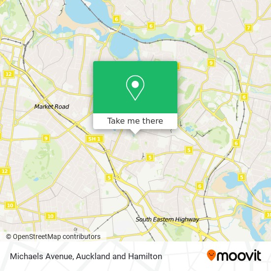 Michaels Avenue map