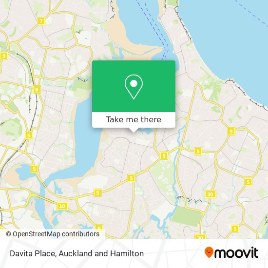 Davita Place map