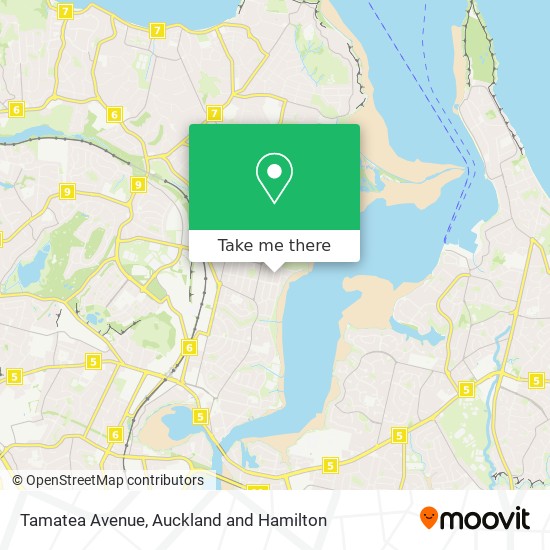 Tamatea Avenue map