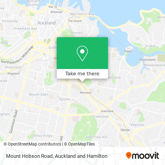 Mount Hobson Road map
