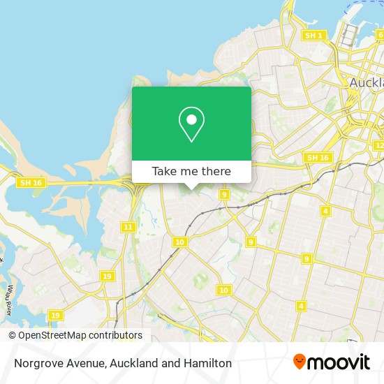 Norgrove Avenue map