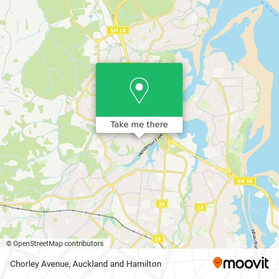 Chorley Avenue map