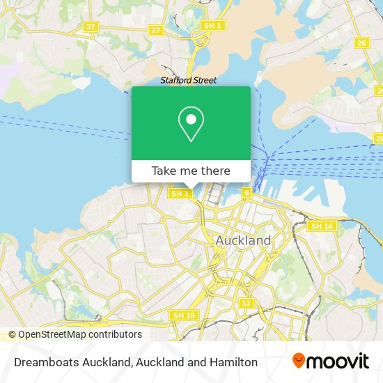 Dreamboats Auckland地图