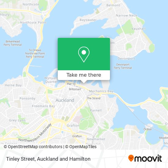 Tinley Street map