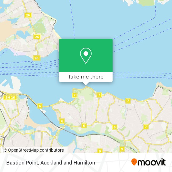 Bastion Point地图