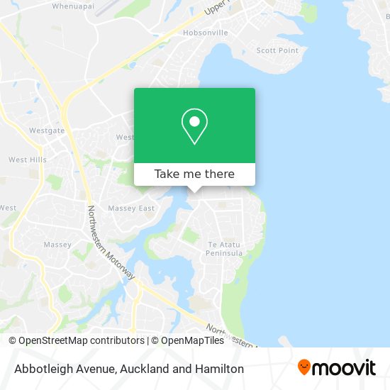 Abbotleigh Avenue map