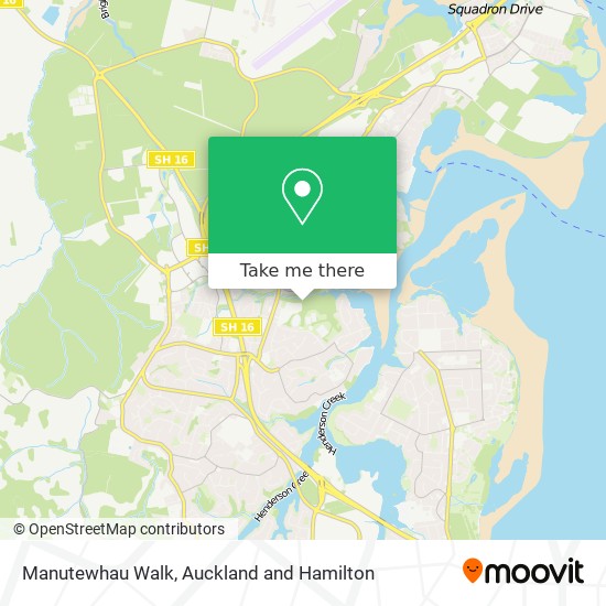 Manutewhau Walk地图