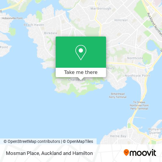 Mosman Place map