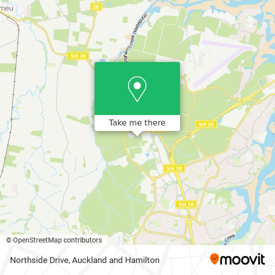 Northside Drive map