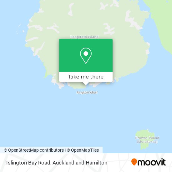 Islington Bay Road map