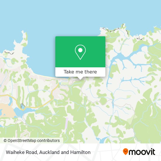 Waiheke Road map