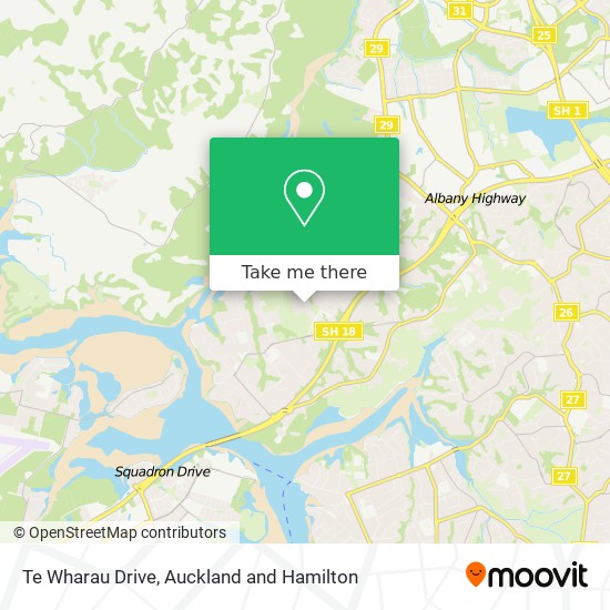 Te Wharau Drive地图