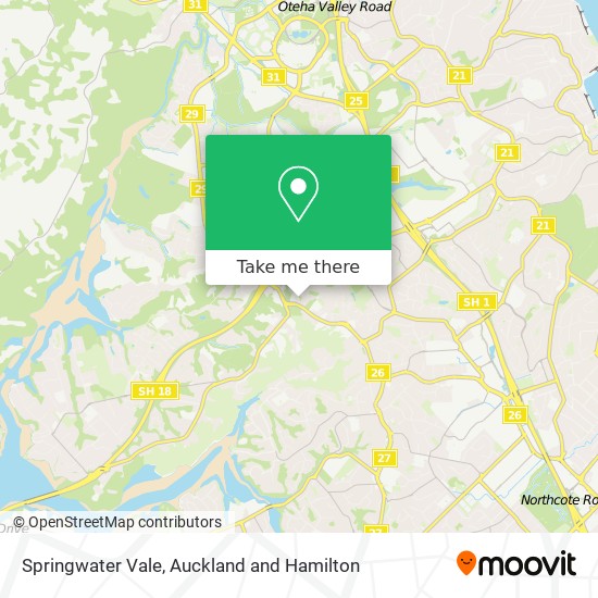 Springwater Vale map