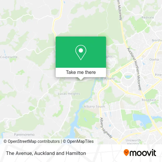 The Avenue map