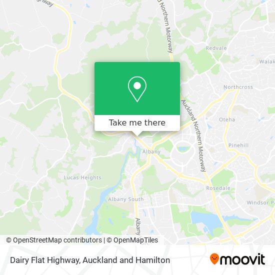 Dairy Flat Highway map