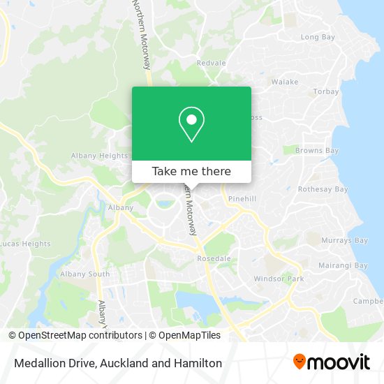 Medallion Drive map