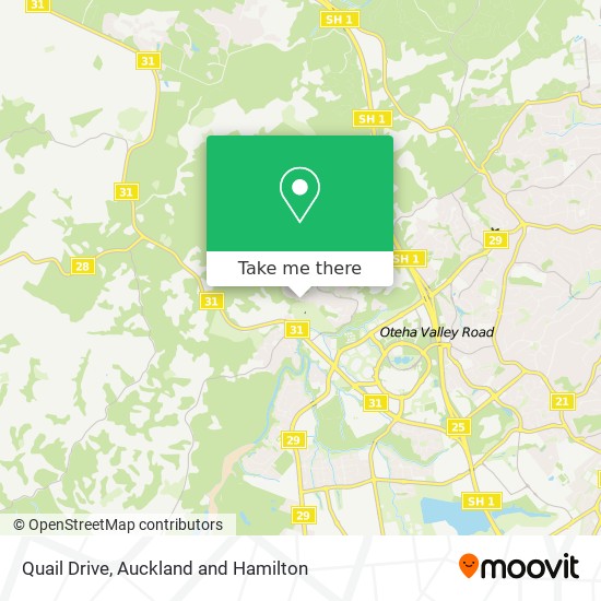 Quail Drive map