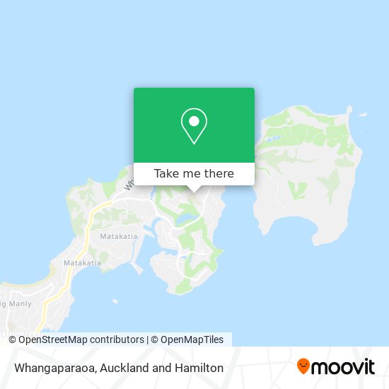 Whangaparaoa地图